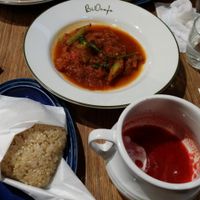 lunch set at Bio Cafe in Tokyo