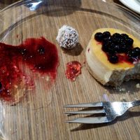 tofu cheesecake at Bio Cafe in Tokyo