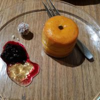 pumpkin cake at Bio Cafe in Tokyo