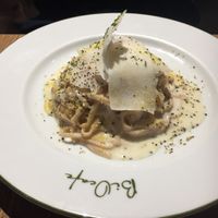 Carbonara. Also meh. at Bio Cafe in Tokyo