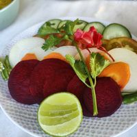 Green Salad at Panchamrit - Rudra Sahashrara in Ubud