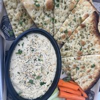 Citrus flatbread  at Oak & Stone in Venice
