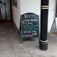 Pointing the way. at Roots in Stirling