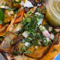 Closer image of the veggies at Chapala Mexican Restaurant  in Ann Arbor