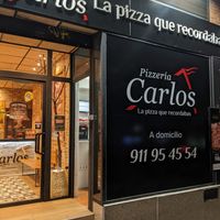 view from outside at Pizzería Carlos  in Madrid
