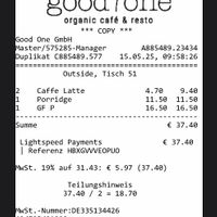   at Good One Café - Schanze in Hamburg