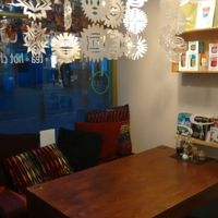 this Is the seating at Union Of Genius in Edinburgh