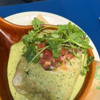 Vegan grilled wet burrito   at Bodhi Bistro in Corvallis