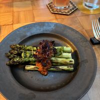 Grilled Seasonal vegetables (asparagus)   at The Tavern in Tokyo