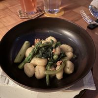 Gnocchi with seasonal vegetables   at The Tavern in Tokyo