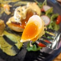 Egg Benedict at Asante in Barcelona