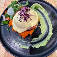 Benedict eggs at Asante in Barcelona