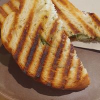 Sandwich caprese at Asante in Barcelona