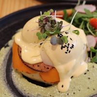 Eggs Benedict at Asante in Barcelona