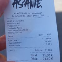 Calidad-precio genial at Asante in Barcelona