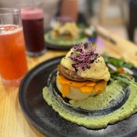 Eggs benedict  at Asante in Barcelona