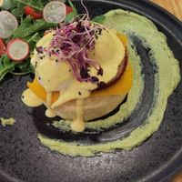 The eggs Benedict at Asante in Barcelona