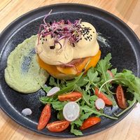 Huevos benedict  at Asante in Barcelona