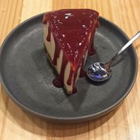 Cheescake de fresa at Asante in Barcelona