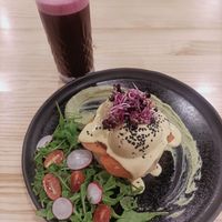 Eggs Benedict at Asante in Barcelona