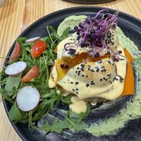 Huevos Benedict 😋🌱🔝  at Asante in Barcelona