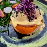 Benedict eggs  at Asante in Barcelona