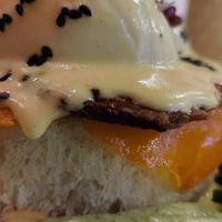 Vegan Eggs Bennedict at Asante in Barcelona