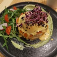 Este plato no se puede describir la textura y el sabor de los huevos es increíble  at Asante in Barcelona