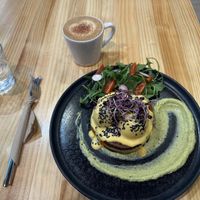 “Eggs Benedict” and dirty chai ❤️  at Asante in Barcelona