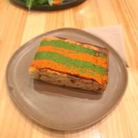 Romero and pesto focaccia at Asante in Barcelona