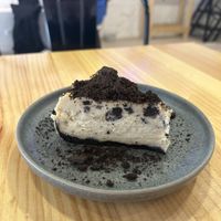 The oreo cheesecake is so creamy!  at Asante in Barcelona