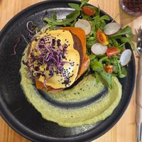 Eggs Benedict at Asante in Barcelona