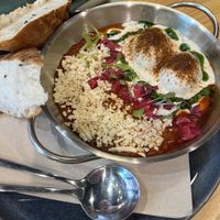 Eggs with casserole! Back on the menu   at Asante in Barcelona