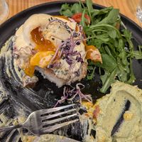Eggs Benedict opened 5/5 at Asante in Barcelona