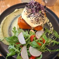 The vegan Egg, wow! at Asante in Barcelona