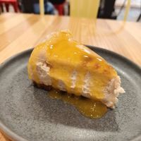 Cheesecake with apricot at Asante in Barcelona