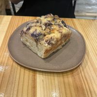 Mushroom Focaccia   at Asante in Barcelona