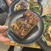 Mushroom focacia    at Asante in Barcelona