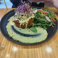 Eggs benedict at Asante in Barcelona