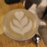 Really good flat white at Asante in Barcelona