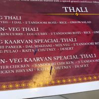 You can ask a vegan thali at KAARVAN The Indian Kitchen in Tashkent