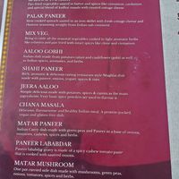Lots are vegan, don't rmtake paneer at KAARVAN The Indian Kitchen in Tashkent