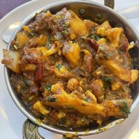 Aloh potatoes and cauliflower   at KAARVAN The Indian Kitchen in Tashkent