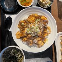 麻婆豆腐丼  at Tantan Noodle Raku - 楽 in Fujisawa