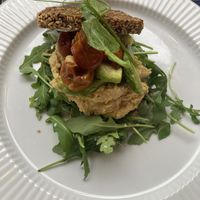 Panini mit Hummus  at Cafe Vin & Brød in Maribo