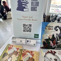 Vegan Village Books also sells online in addition to pop-up vending at vegan events and Bronx Vegan Bazaar #Veganuary at Vegan Village Books - Pop Up in New York City