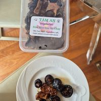 Braised tofu and mushroom $8?: delicious, gets incredibly peppery/spicy after it's left marinating for a few days at Chay Mart in Newtown