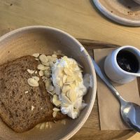 Banana bread  at Oat and Bean in Cardiff