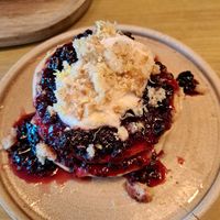 Protein pancakes at Oat and Bean in Cardiff