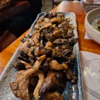 Sauteed mushrooms w/o pesto cause I'm allergic at Asikiko in Crete